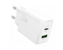 СЗУ-1USB+1USB-C Hoco N69, PD20W,QC3.0, белый