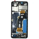 Дисплей Infinix Smart 8 (X6525) + тачскрин в раме черный (Premium)