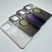 Чехол iPhone 15 Pro Max Njoyny NY-09 MagSafe (черный)