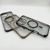 Чехол iPhone 16 Pro Njoyny NY-124 MagSafe (серый)