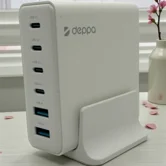 Зарядная станция Deppa 4USB-C, 2USB, PD, QC, 160Вт, белый