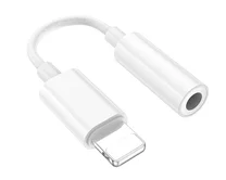 Переходник Borofone Genuine BV21 Lightning Digital 3.5 jack Audio белый