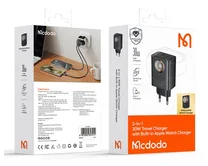 СЗУ-1USB +1USB-C+Apple Watch McDodo CH-3700, 30W, черный