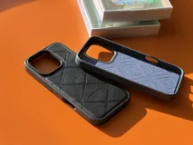 Чехол iPhone 16 Pro KEEPHONE Austin (черный)